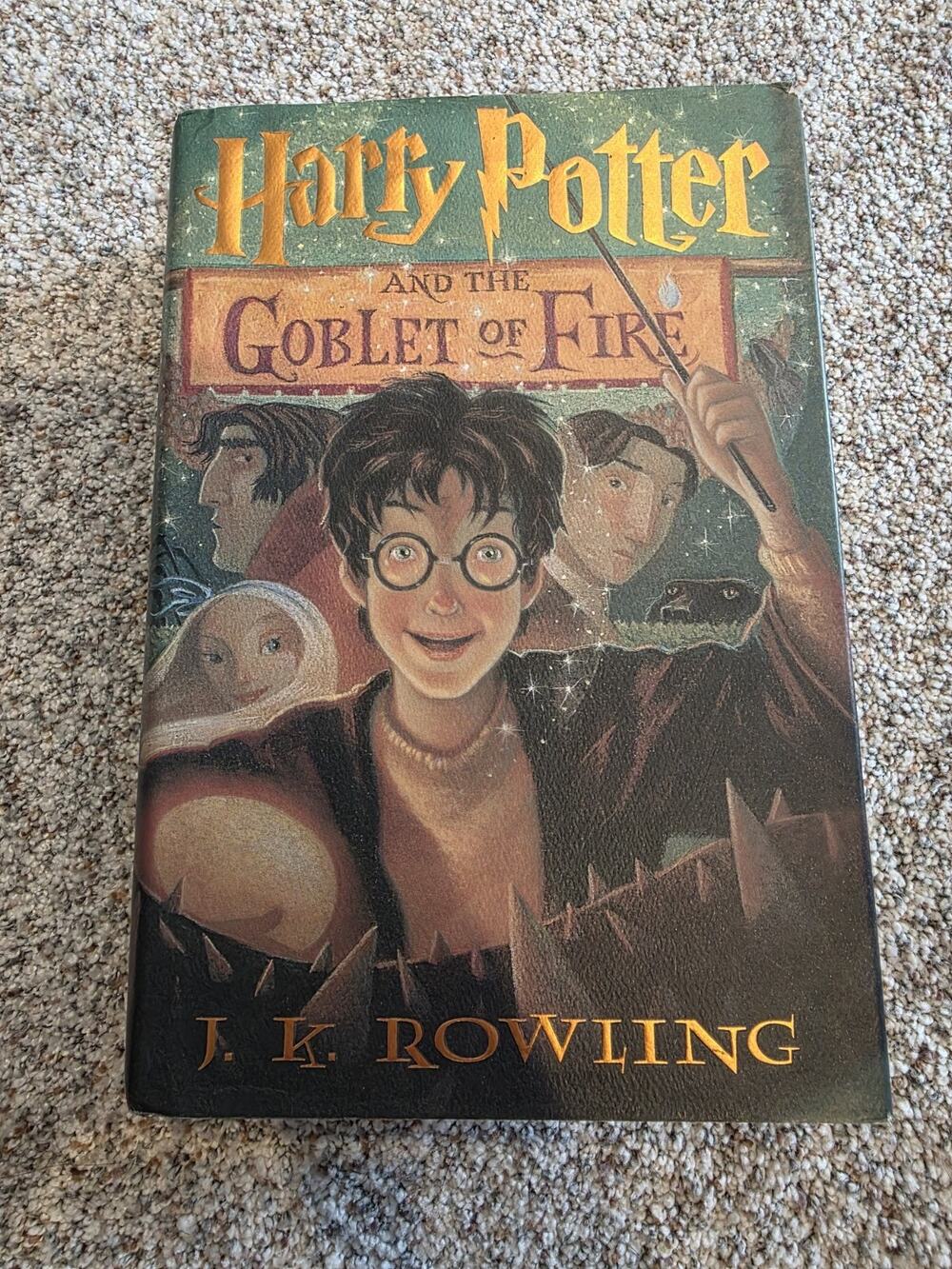 Harry Potter and the Goblet of Fire, J. K. Rowling, First Edition RARE MISPRINT!